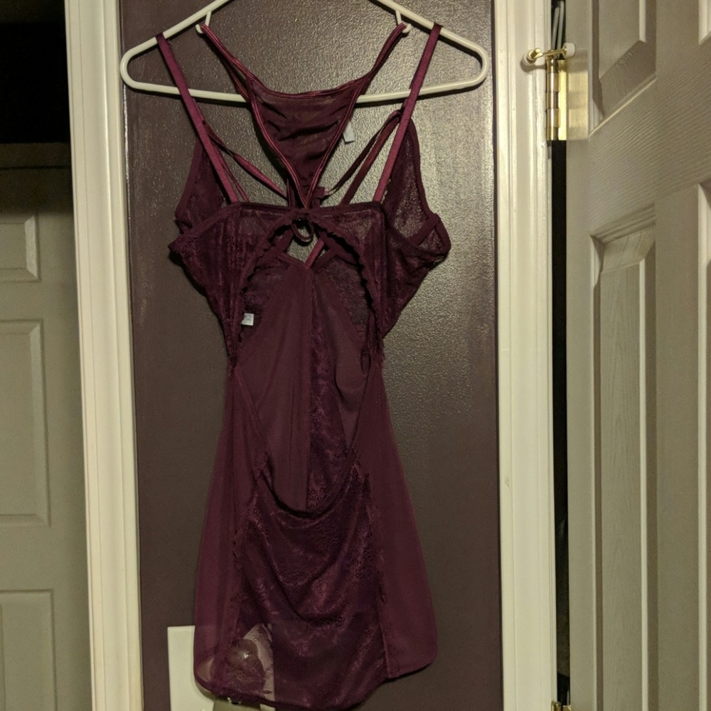 Purple babydoll piece